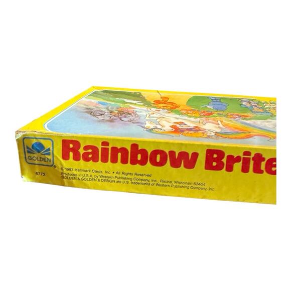 Vintage Rainbow Brite Hallmark Board Game 1983 Complete VGC - Picture 14 of 16
